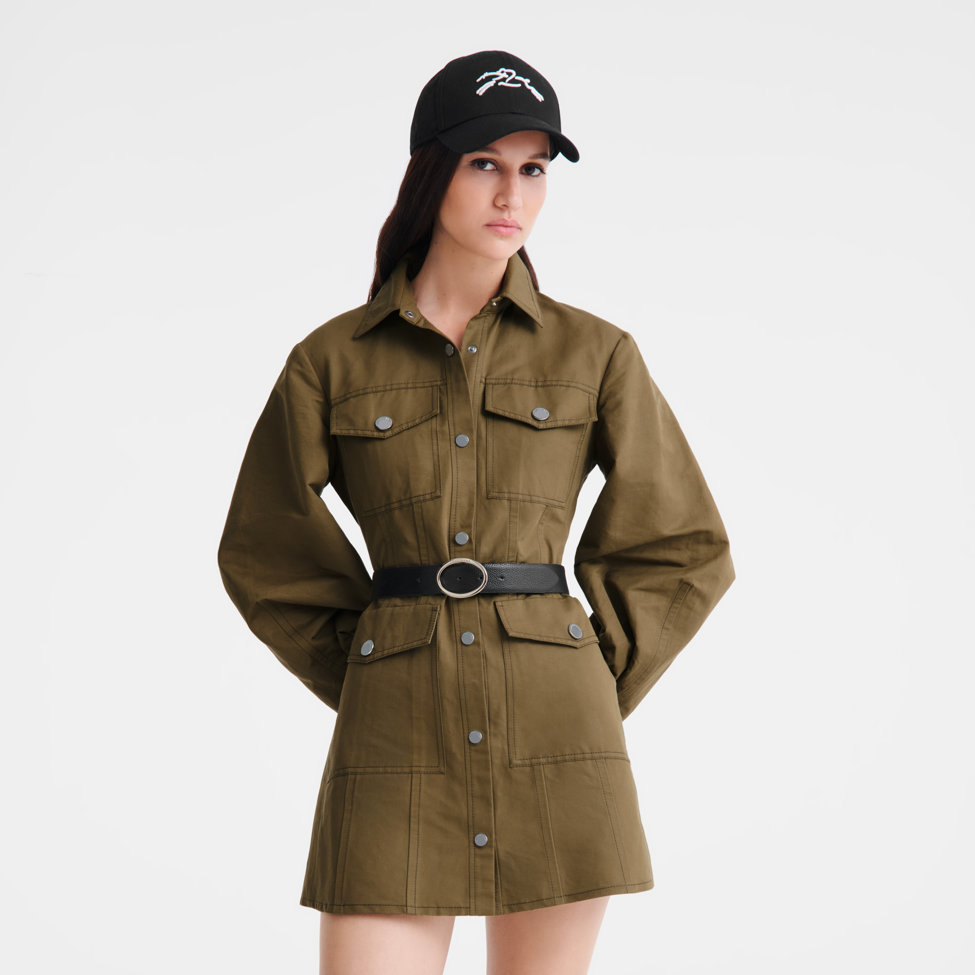 Ladies' belt, Black - View 2 of 
        3 - zoom in Le Foulonné Ladies' belt, Black