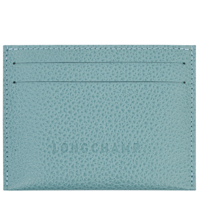 Le Foulonné Card holder , Eucalyptus - Leather