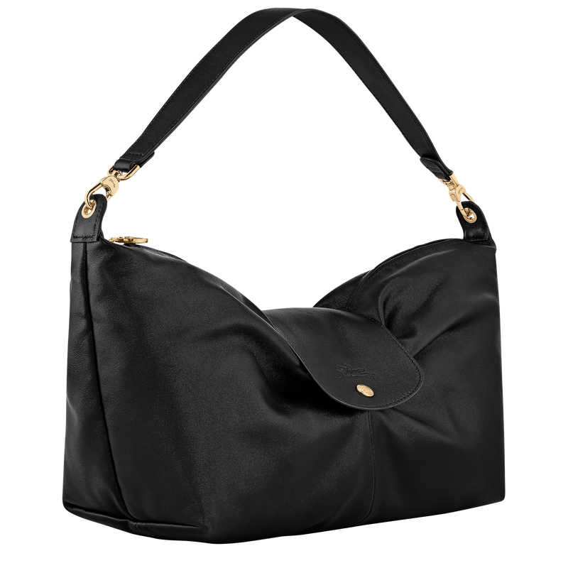 Le Pliage Xtra Crossbody bag , Black - Leather  - View 3 of  4