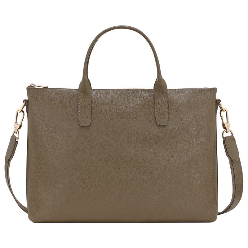 Le Foulonné S Briefcase , Caper - Leather  - View 1 of  2