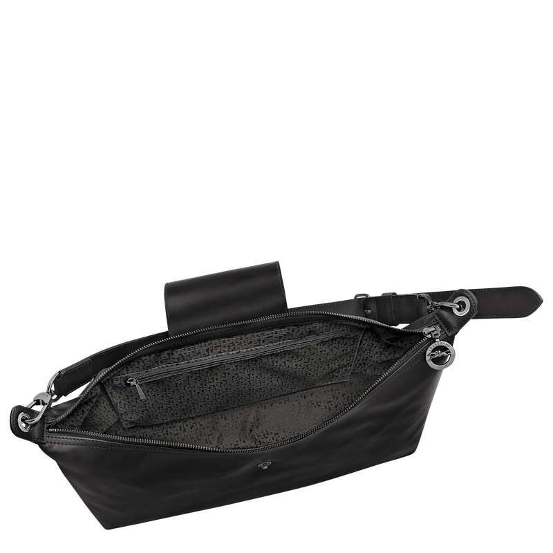 Le Pliage Xtra XL Hobo bag , Black - Leather  - View 4 of  5