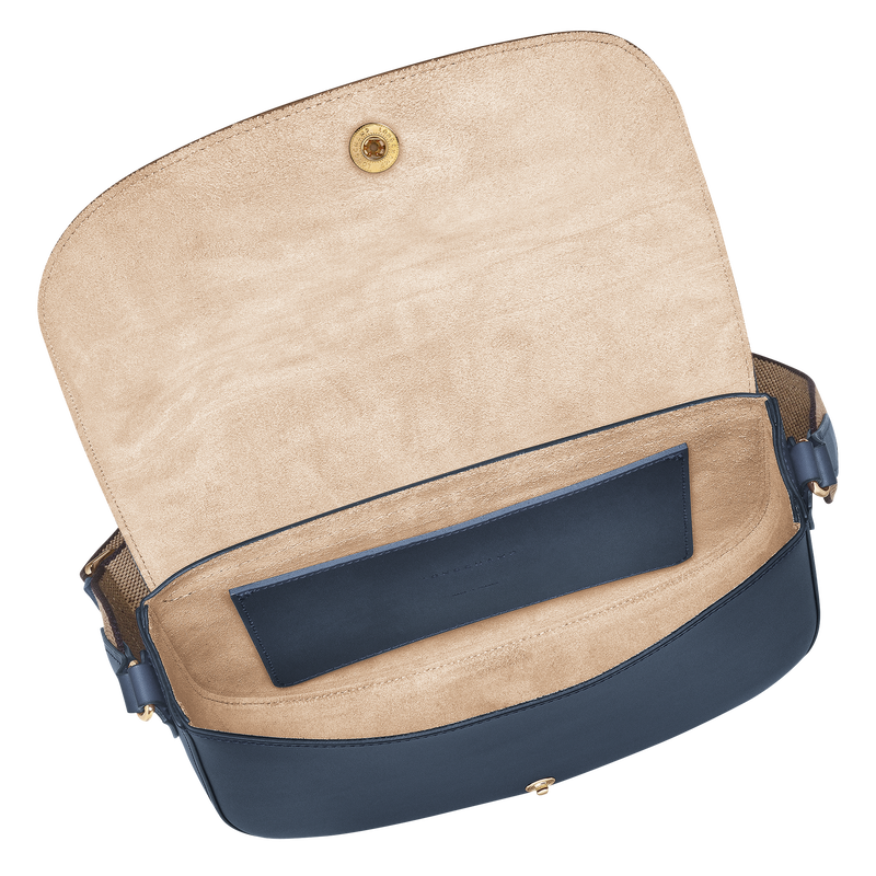 Épure M Crossbody bag , Navy - Leather  - View 5 of  6