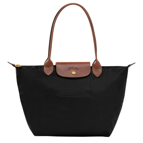 Le Pliage Original M Tote bag , Black - Recycled canvas - View 1 of  6