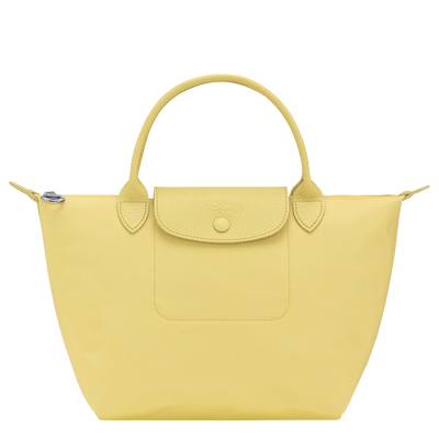 Le Pliage One S Handbag , Lime - Recycled canvas
