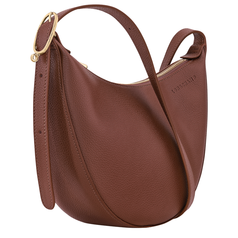 Le Foulonné S Crossbody bag , Coffee - Leather  - View 3 of  6