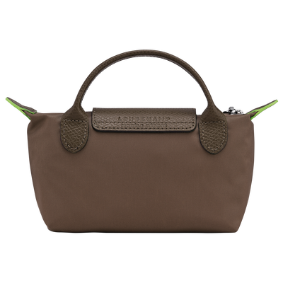 Le Pliage Green Pouch with handle, Terra