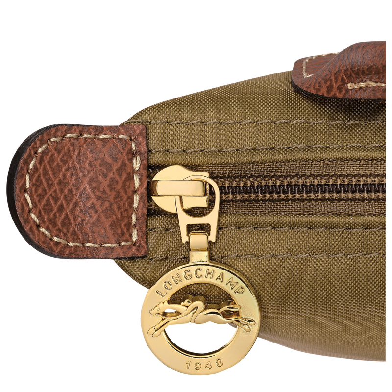 Le Pliage Original Pouch with handle , Olive - Recycled canvas  - View 5 of  5