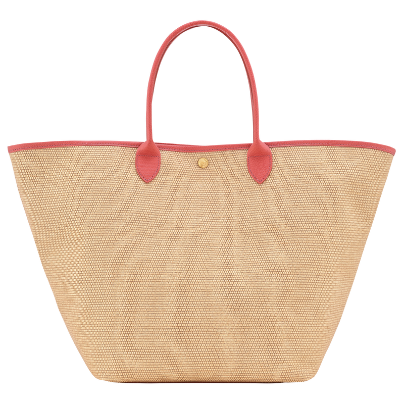Le Pliage Collection L Basket bag , Blush - Canvas  - View 4 of  5