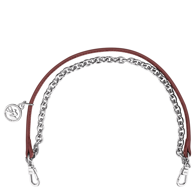 Shoulder strap , Burgundy - Leather  - View 1 of  1