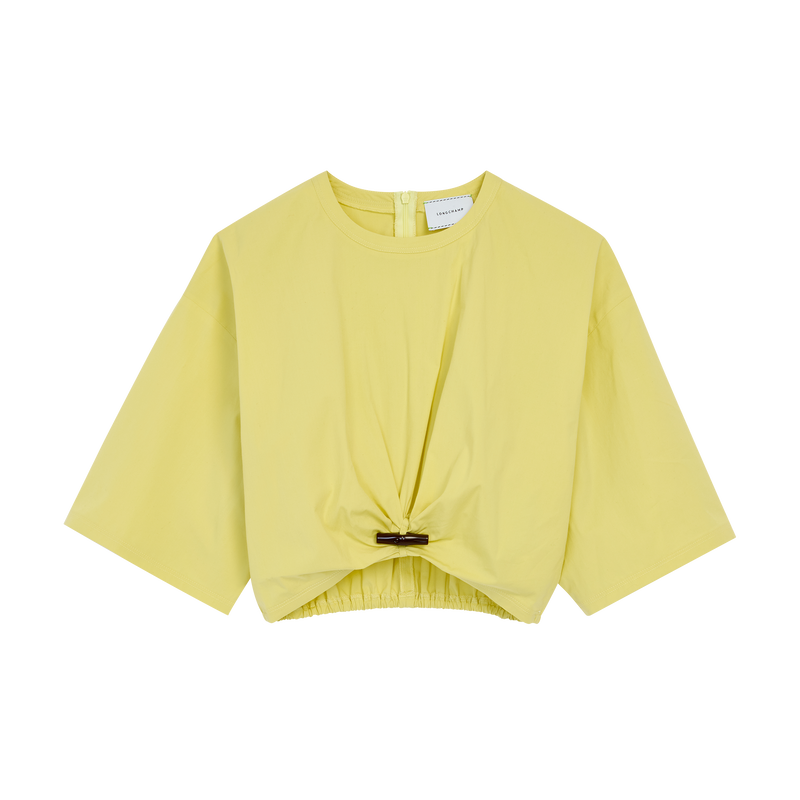 Top , Lime - Cotton poplin  - View 1 of  1