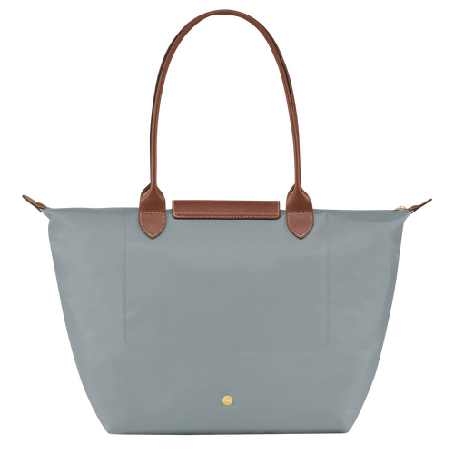 Le Pliage Original L Tote bag , Steel - Recycled canvas - View 4 of  7