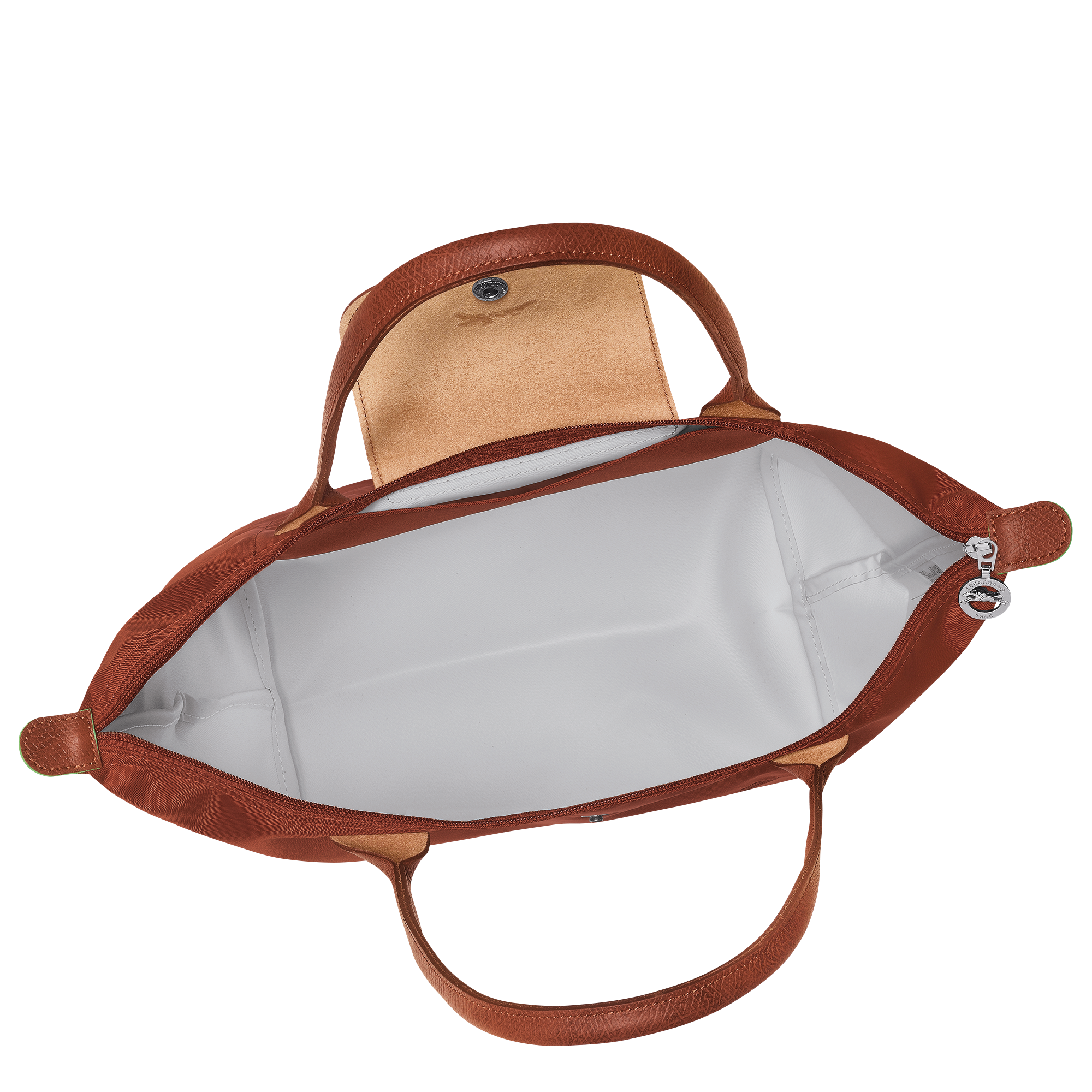 Tote bag M, Chestnut - View 5 of 
        7 - zoom in Le Pliage Green Tote bag M, Chestnut
