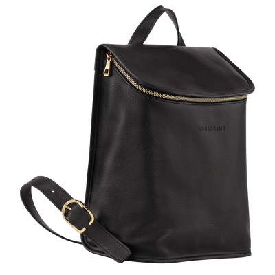 Le Foulonné Backpack M, Black