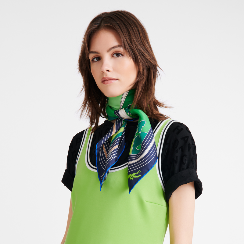 Longchamp silk scarf discount