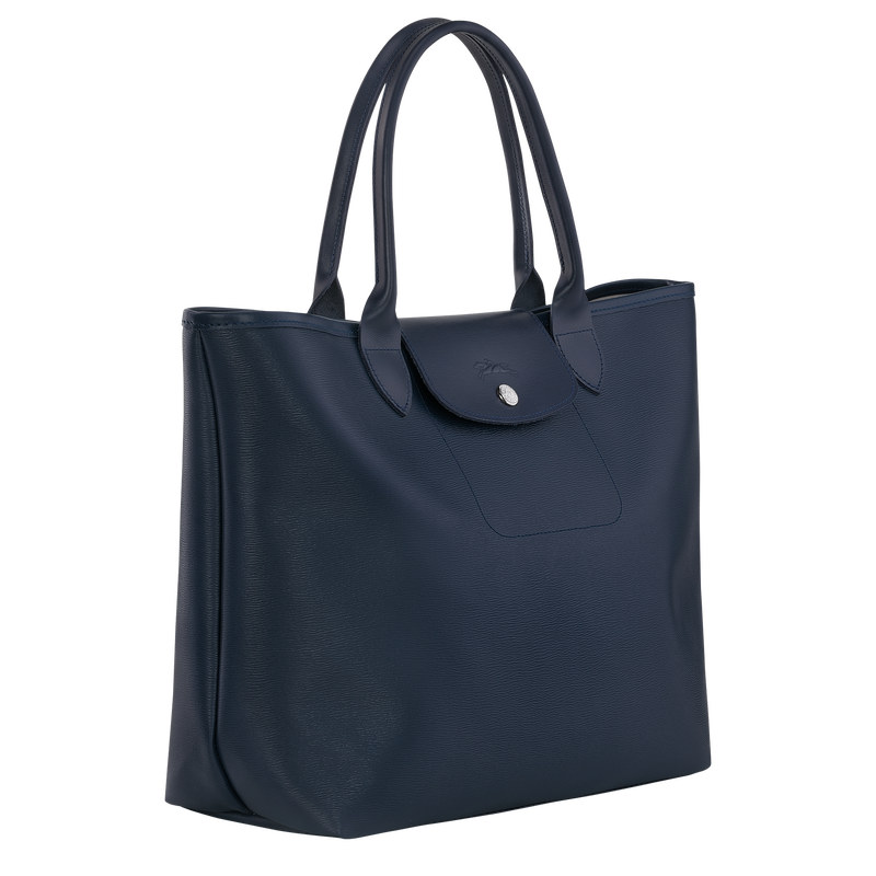 Longchamp le pliage large shopper in navy hot sale