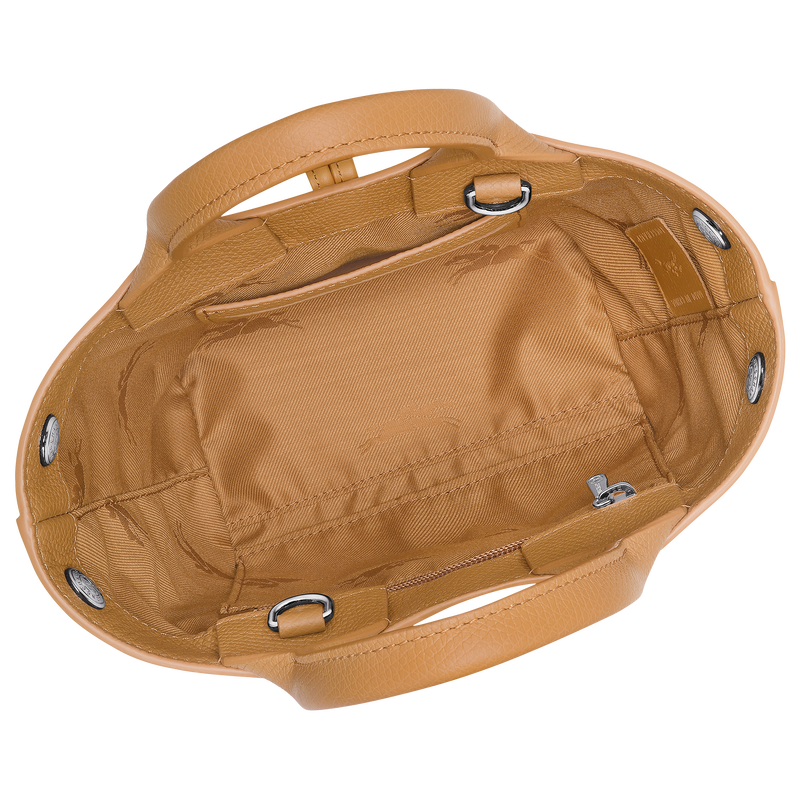 Le Roseau XS Handbag , Walnut - Leather  - View 6 of  7