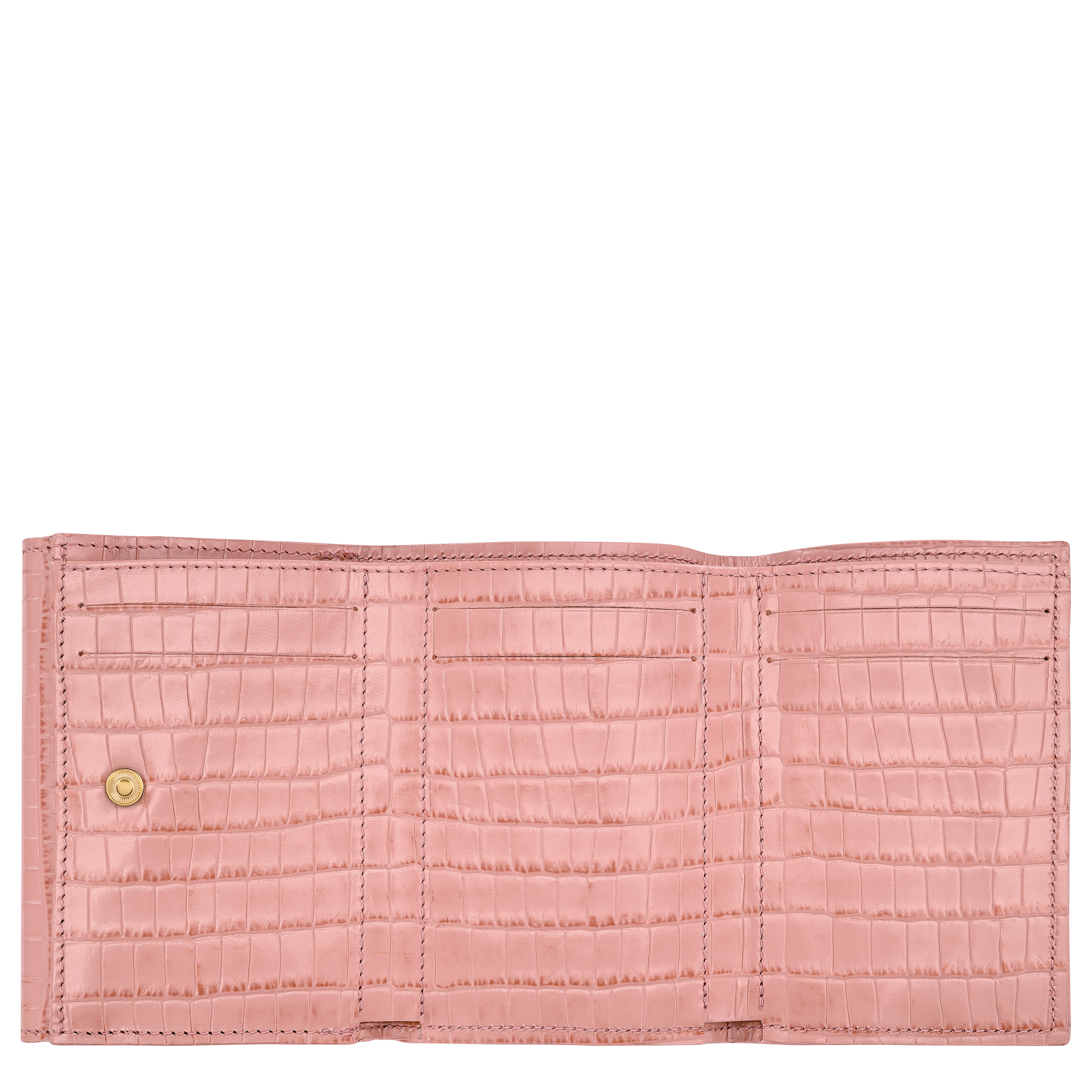 Longchamp Pocket Compact wallet, Pink Tea