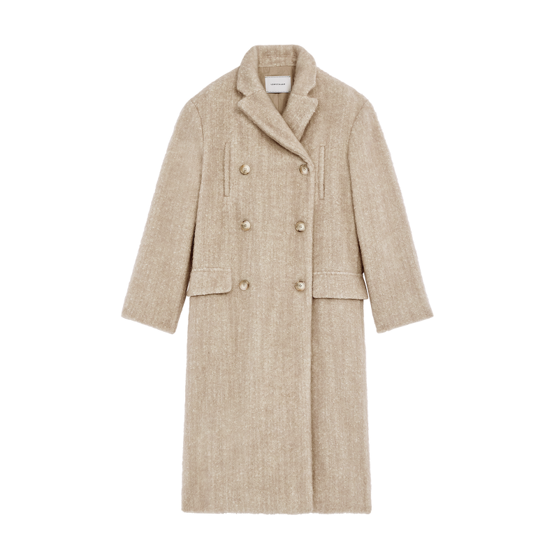 Coat , Paper - Wool broadcloth  - View 1 of  4