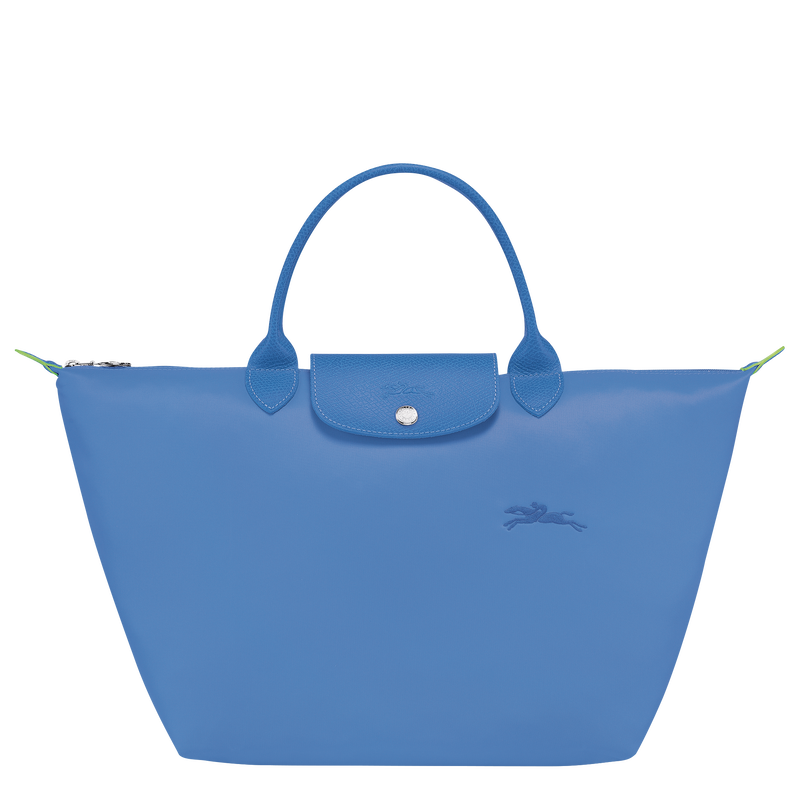Le Pliage Green M Handbag , Cornflower - Recycled canvas  - View 1 of  5