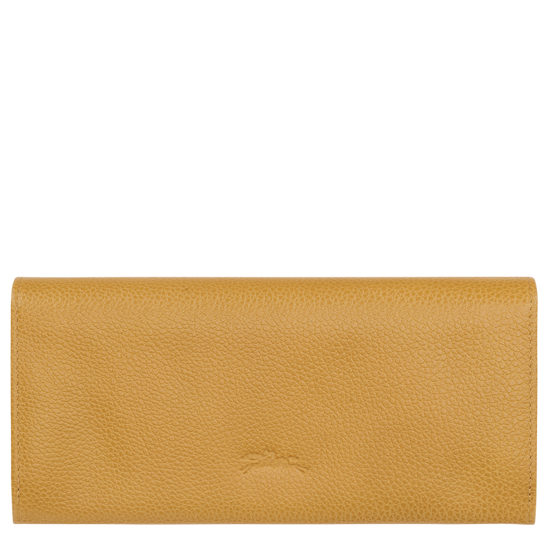 Le Foulonné Long continental wallet , Nutmeg - Leather  - View 2 of  3