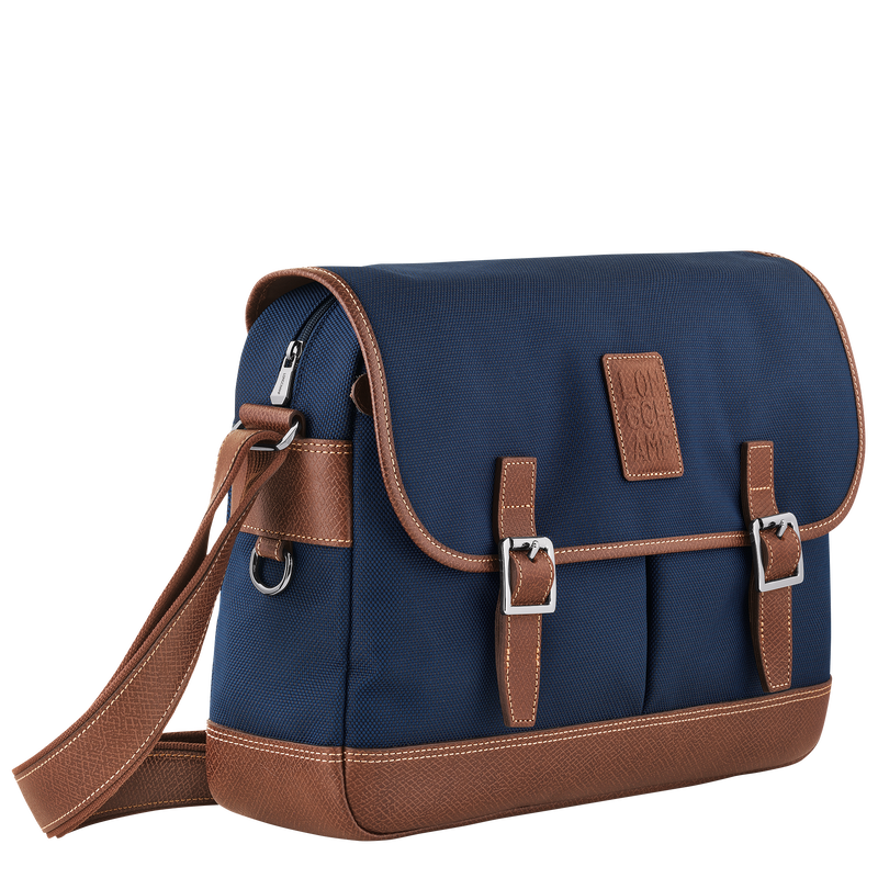 Boxford L Crossbody bag , Blue - Recycled canvas  - View 3 of  5