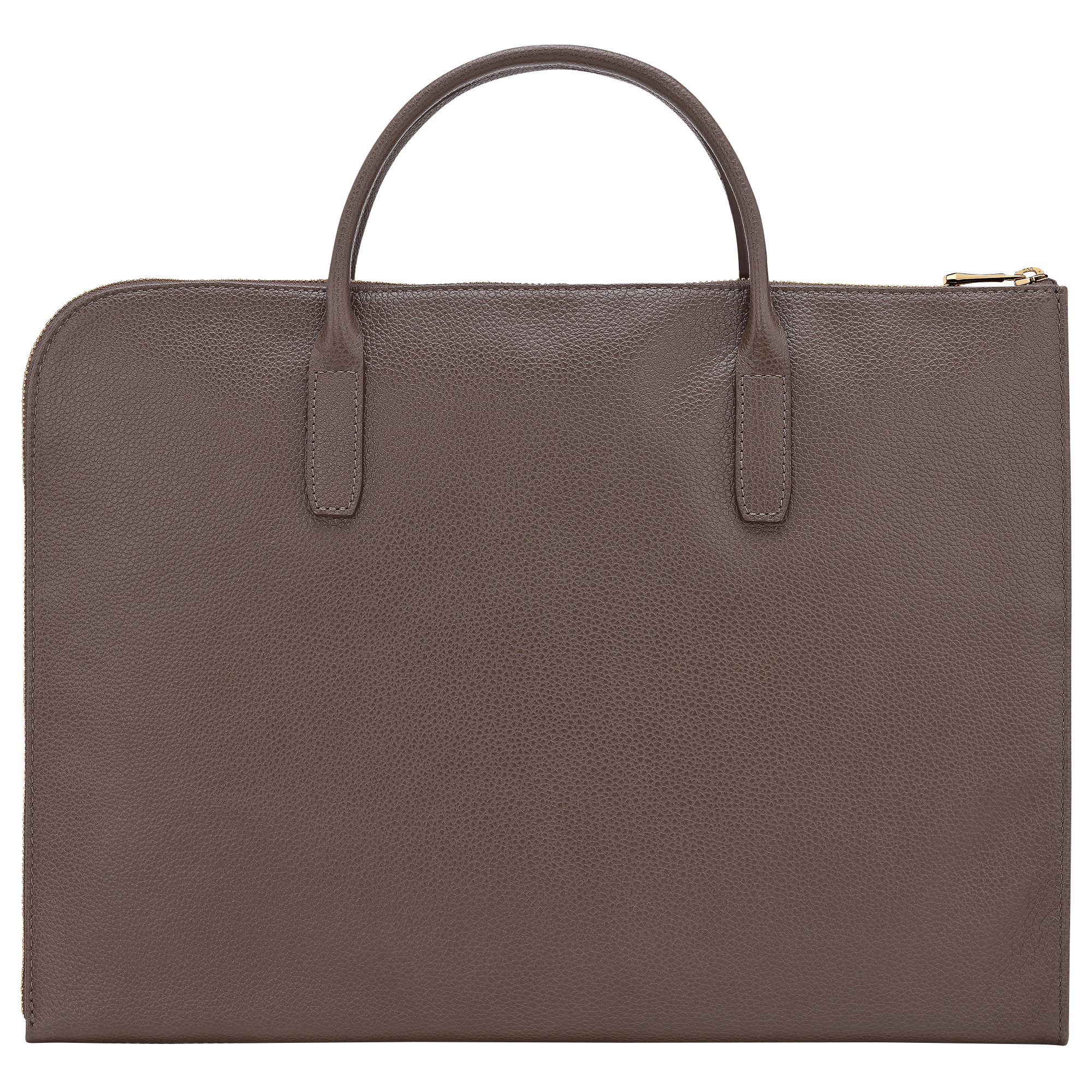 Briefcase S, Taupe - View 4 of
4 - zoom in Le Foulonné Briefcase S, Taupe