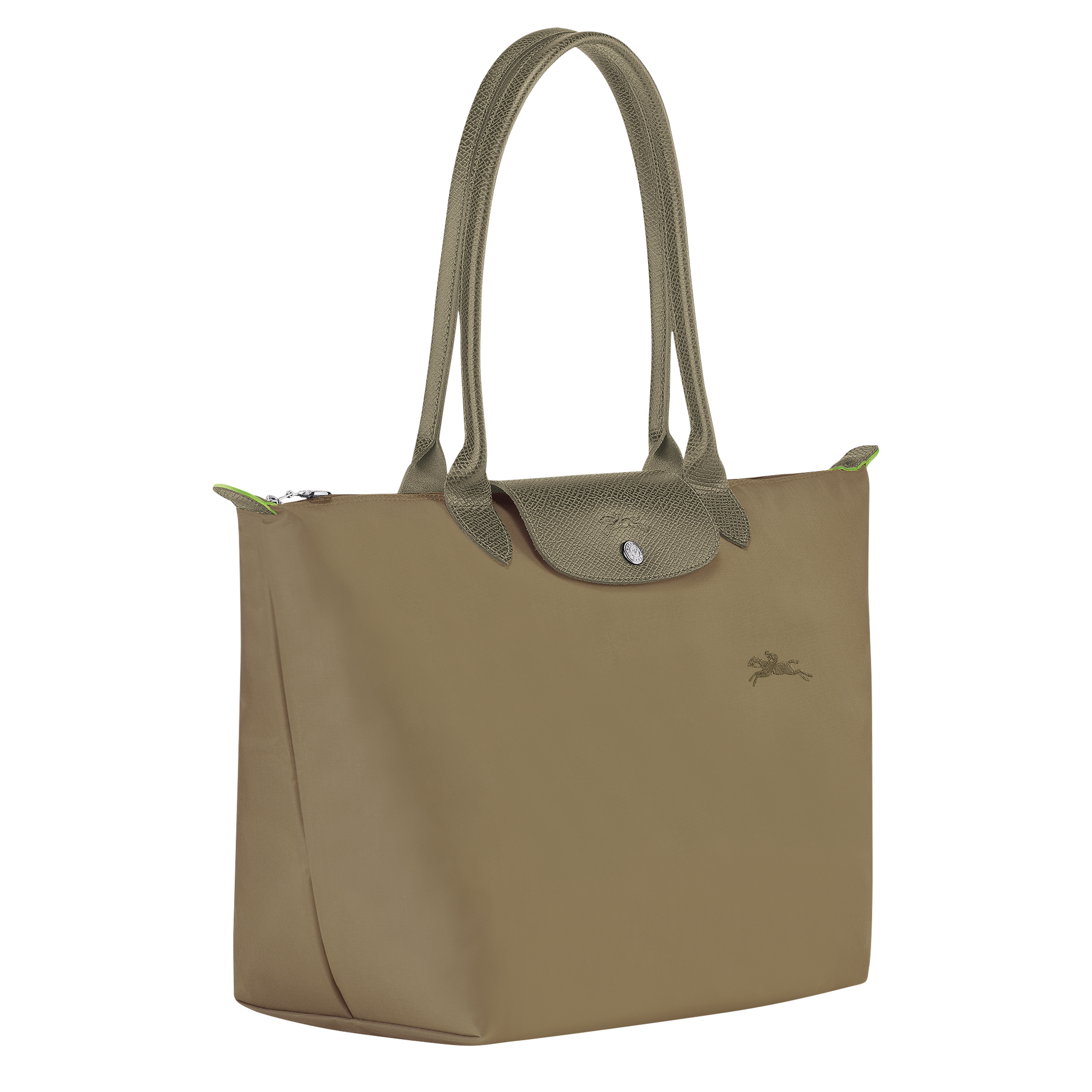 Tote bag L, Artichoke - View 3 of 
        7 - zoom in Le Pliage Green Tote bag L, Artichoke