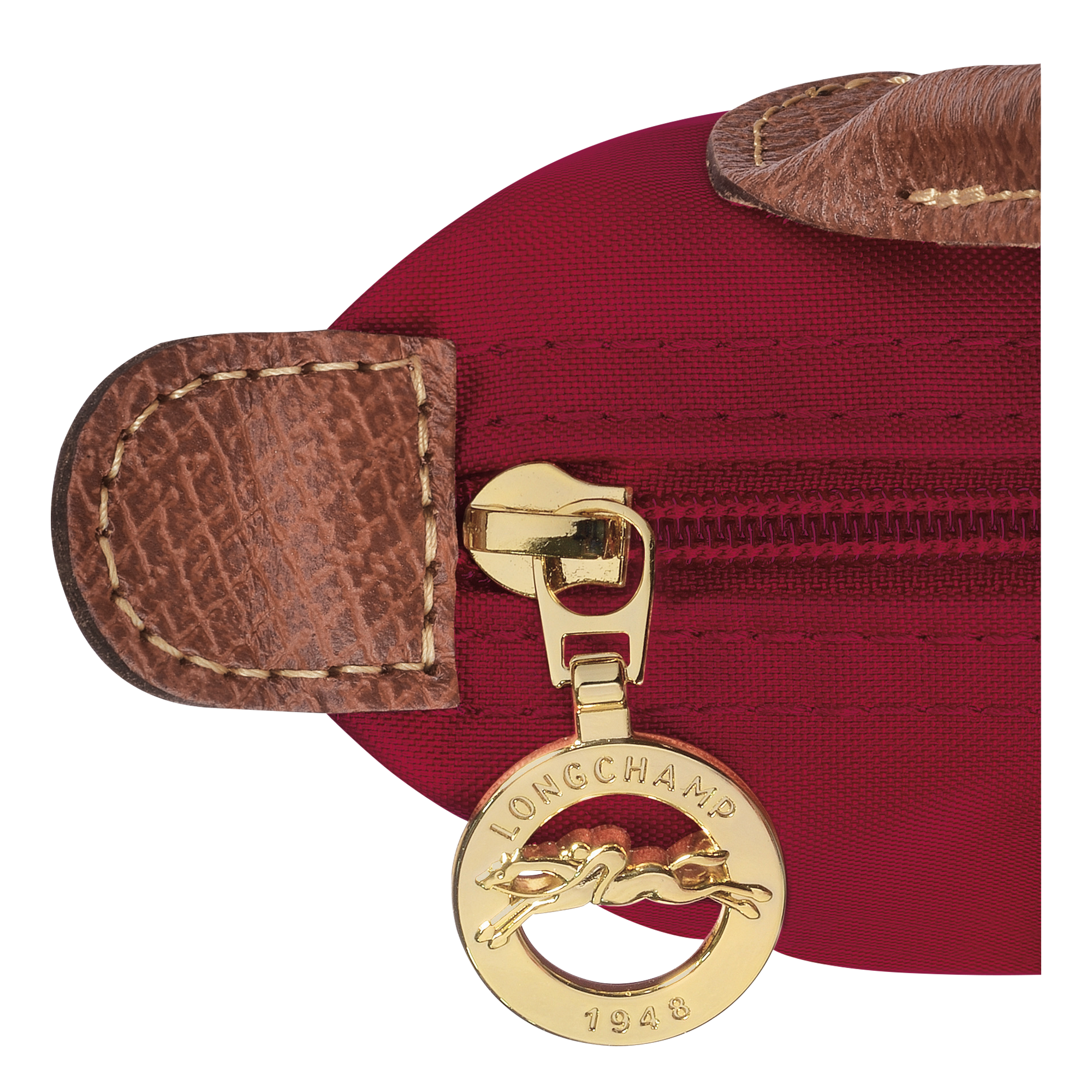 Pouch with handle, Red - View 5 of
5 - zoom in Le Pliage Original Pouch with handle, Red