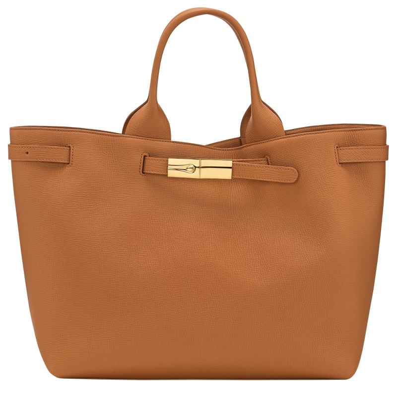 Le Smart L Tote bag , Caramel - Leather  - View 1 of  5