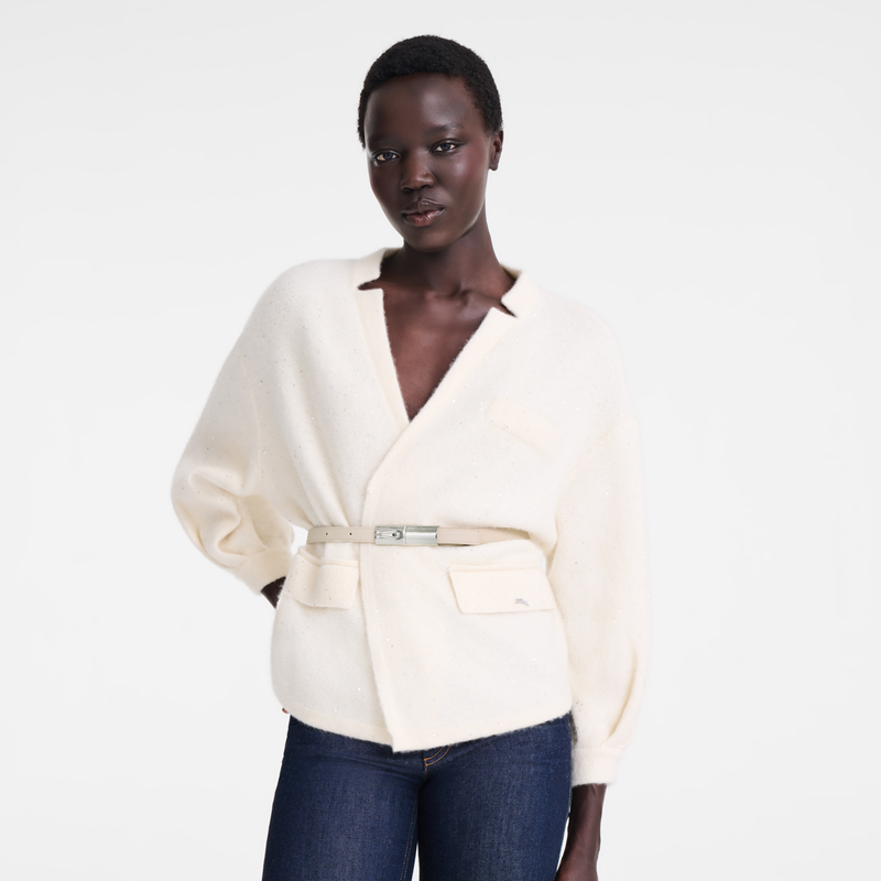 Le Roseau Ladies' belt , Paper - Leather  - View 2 of  2