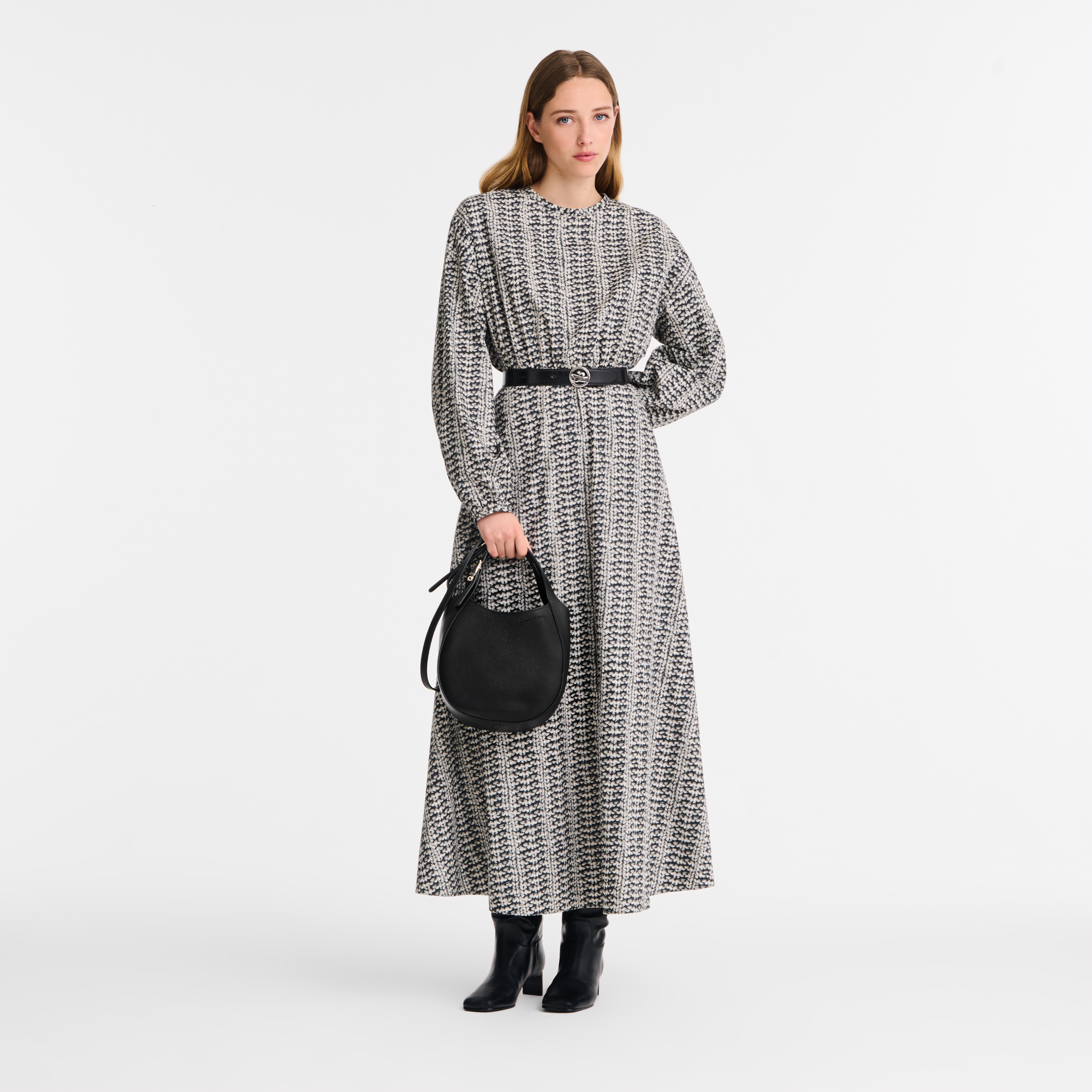 Le Foulonn&eacute; Handbag S, Black