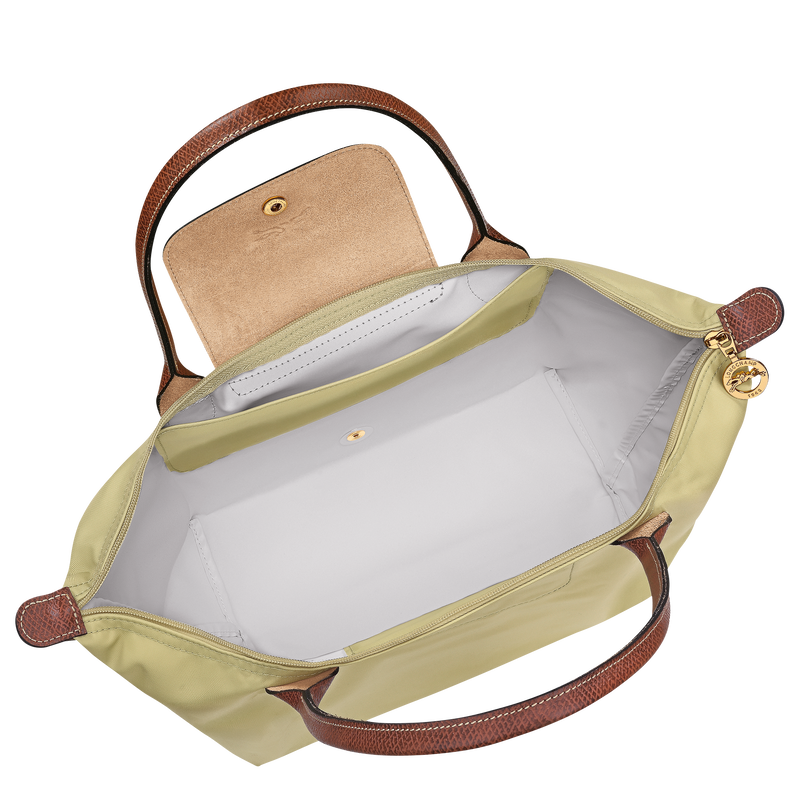 Le Pliage Original M Tote bag , Pistachio - Recycled canvas  - View 4 of  6