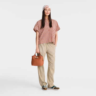 Le Roseau Handbag S, Bark