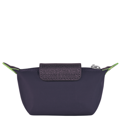 Le Pliage Green Coin purse , Bilberry - Recycled canvas