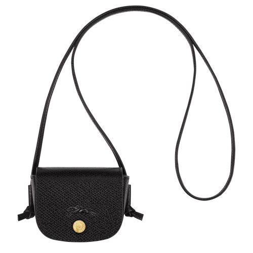Longchamp coin top purse leather