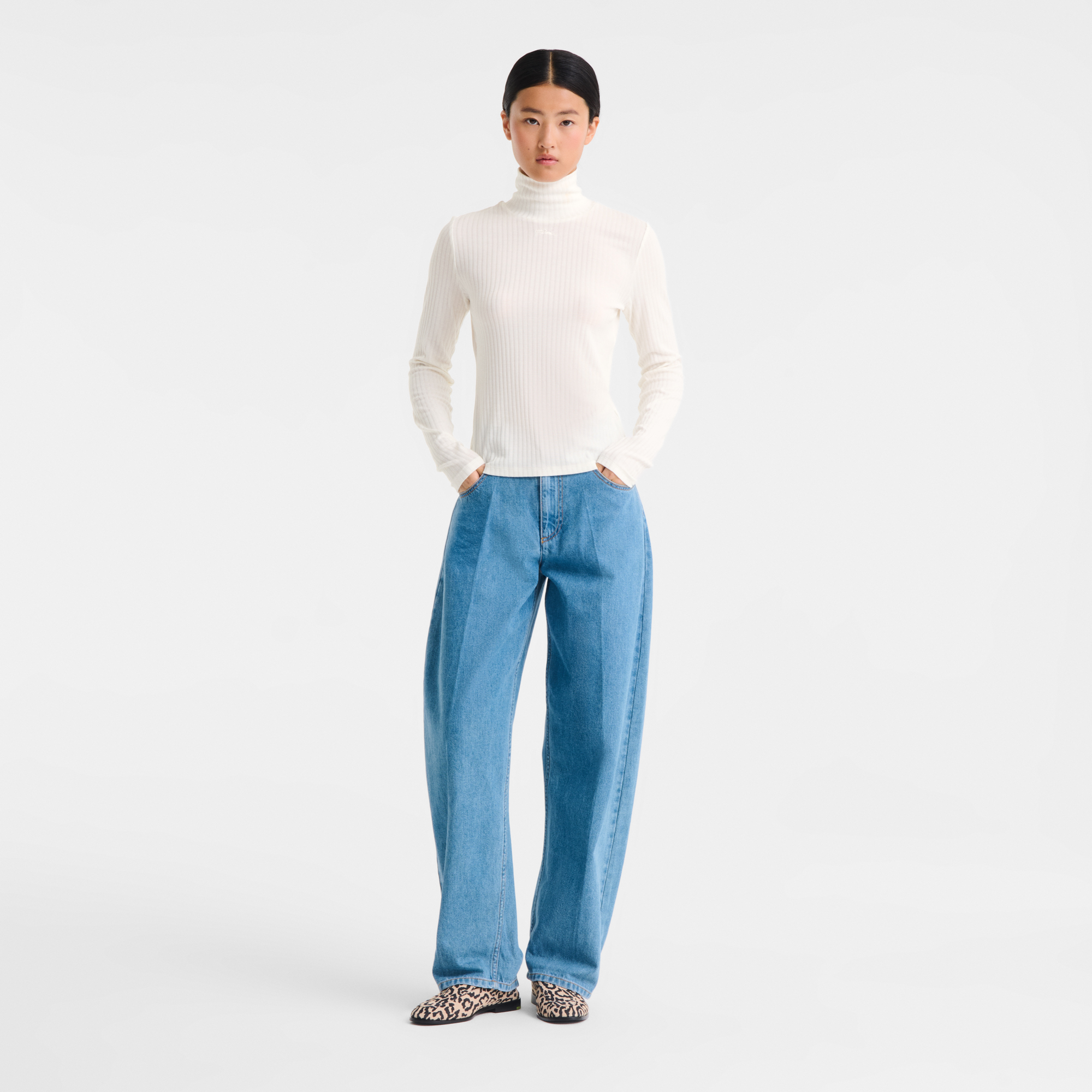 null Top, Ecru