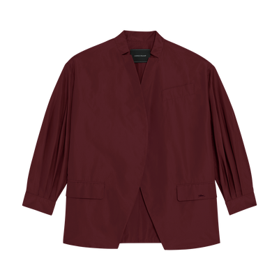 Kimono jacket , Burgundy - Techno taffeta