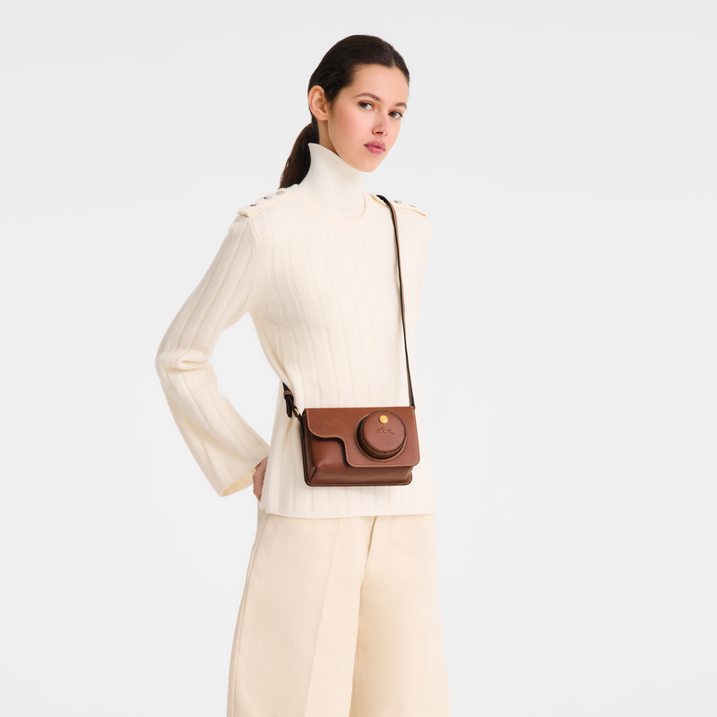 &Eacute;pure XS Camera bag , Brown - Leather  - View 7 of  7