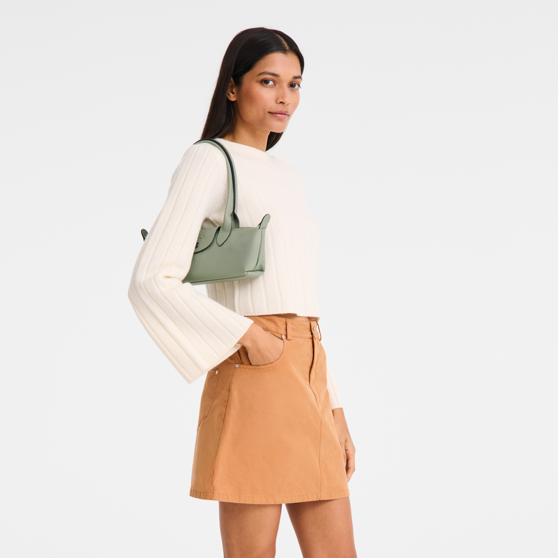 Le Pliage Xtra M Shoulder bag , Tundra - Leather  - View 2 of  7