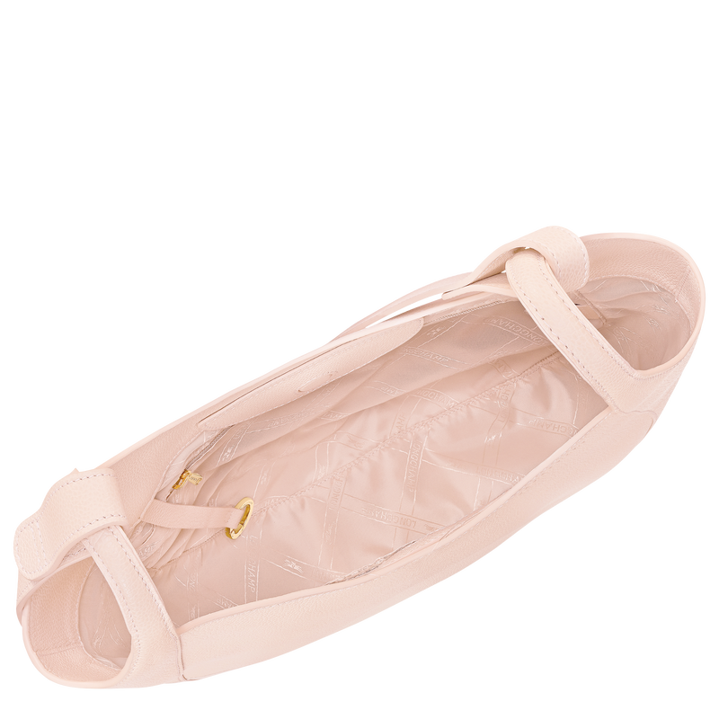 Le Foulonn&eacute; L Hobo bag , Cream - Leather  - View 4 of  5