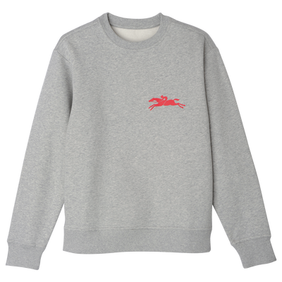 Longchamp x Robert Indiana Sweatshirt, Grey