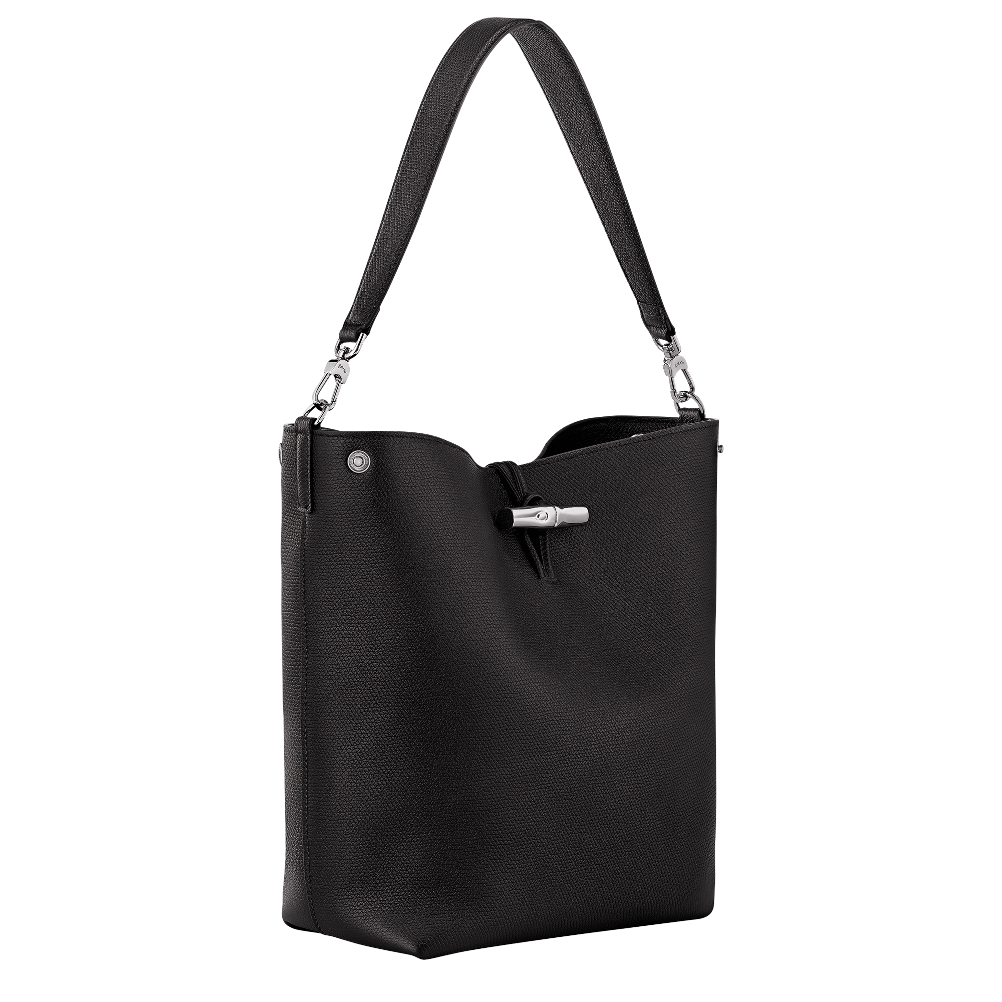 Shoulder bag M, Black - View 3 of
6 - zoom in Le Roseau Shoulder bag M, Black