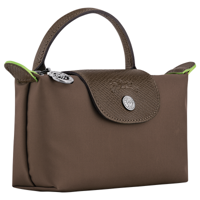 Le Pliage Green Pouch with handle, Terra