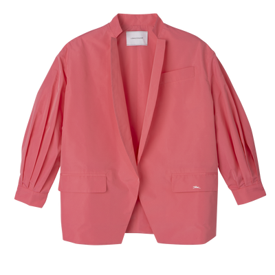 Kimono jacket , Marshmallow - Technical taffeta
