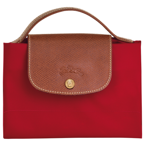 Le Pliage Original S Briefcase , Red - Recycled canvas - View 5 of  5