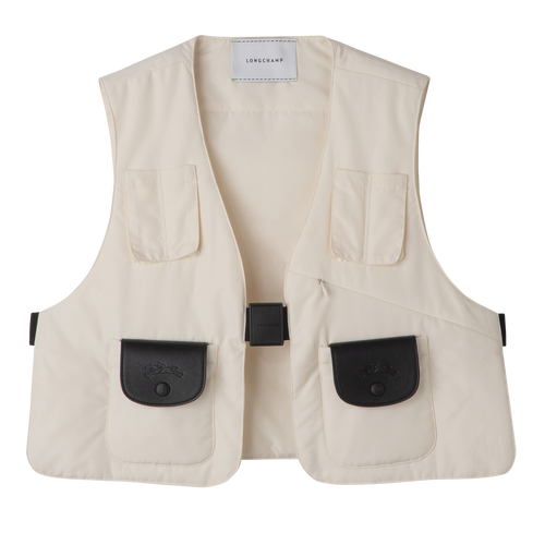 Vest Ecru - Technical canvas | Longchamp TH