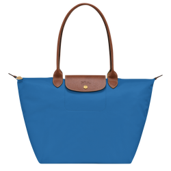 Le Pliage Original L Tote bag , Cobalt - Recycled canvas