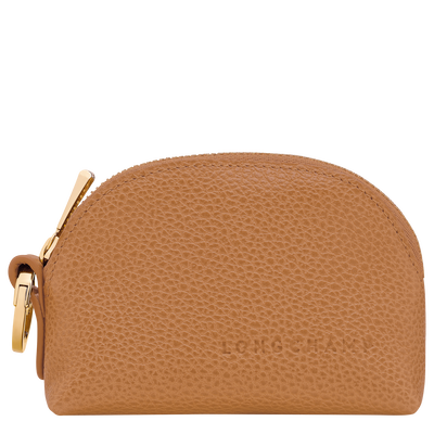 Le Foulonn&eacute; Coin purse , Pecan - Leather