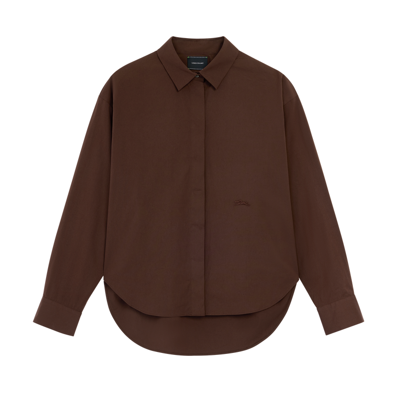 Shirt , Ebony - Cotton poplin  - View 1 of  1