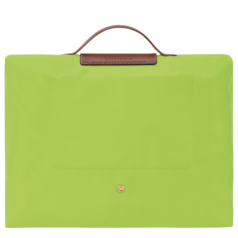 Le Pliage Original S Briefcase , Green Light - Recycled canvas  - View 3 of  5